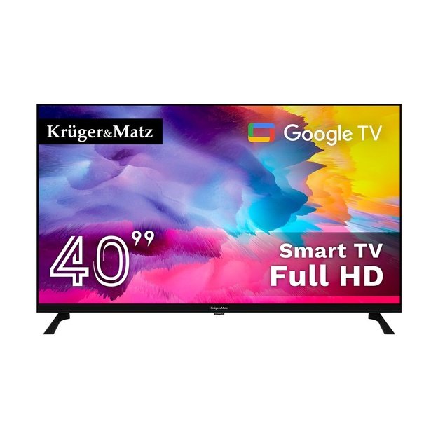 Telewizor Kruger&Matz 40  FHD Google TV 5.0,  DVB-T2/S2/T/C   H.265 HEVC