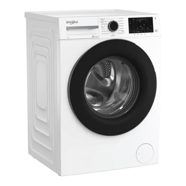 Washing machine | WAM 97WB EE | Whirlpool Energy efficiency class A | Front loading | Washing capacity 9 kg | 1400 RPM | Depth 5