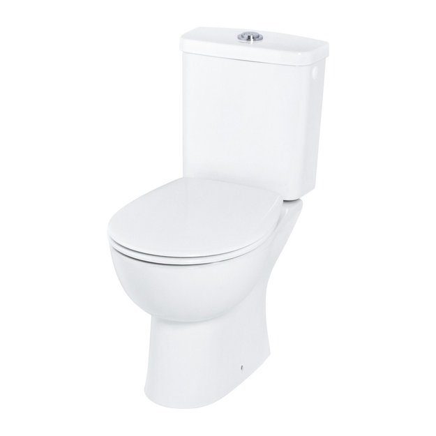 Pastatomas klozetas su SoftClose dangčiu Grohe Bau Ceramic 39496000