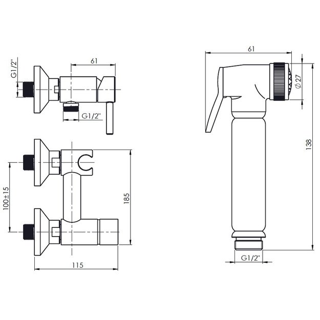 Bide mai&scaron;ytuvo komplektas Rubineta Onyx 625134