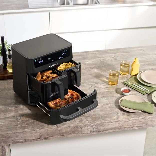 Kar&scaron;to oro gruzdintuvė Cuisinart AIR-TWIN 10.4L AFT13XBLE