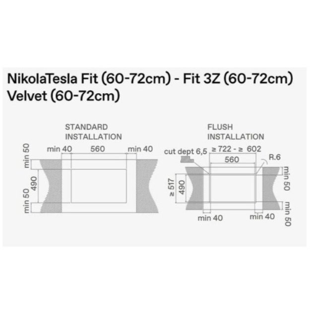 ELICA NIKOLATESLA FIT RAW BR/A/72, PRF02025