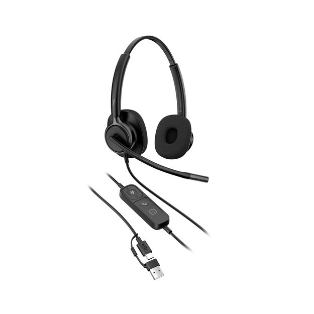 HP Poly Mission 425 Stereo USB Wired Headset Classic (Bulk)