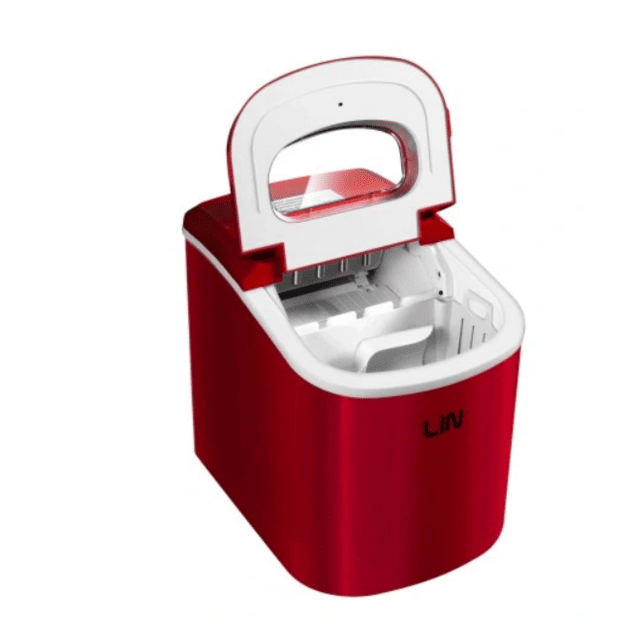 Portable ice cube maker LIN ICE PRO-R12 red