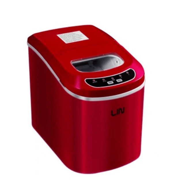 Portable ice cube maker LIN ICE PRO-R12 red