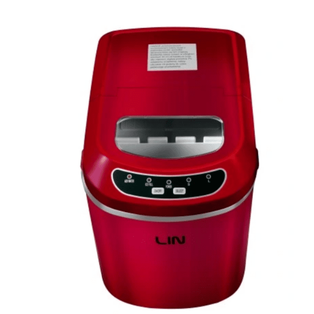 Portable ice cube maker LIN ICE PRO-R12 red