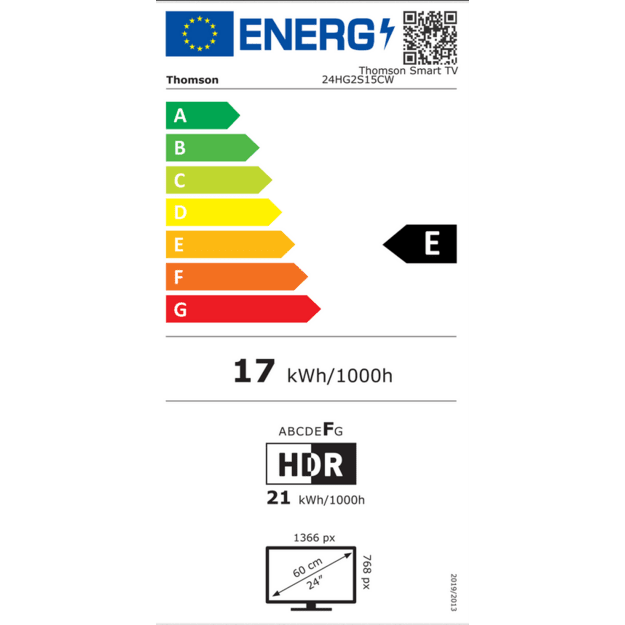 Thomson 24HG2S15CW TV 61 cm (24 ) HD Smart TV Wi-Fi White