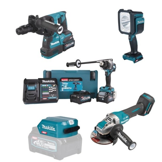 Akumuliatorinių įrankių rinkinys MAKITA DK003GM+
