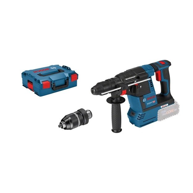 Akumuliatorinis perforatorius BOSCH GBH 18V-26 F LB Solo su priedais