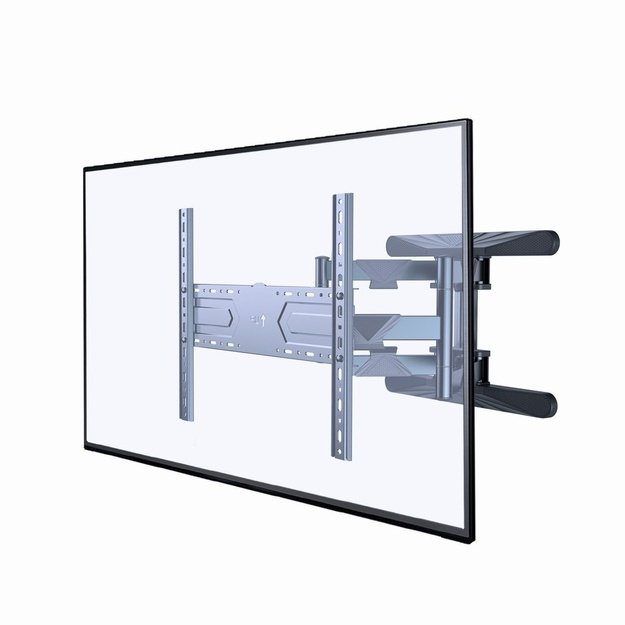 Gembird WM-80ST-01 Full-motion TV wall mount, 40&rdquo;-80&rdquo; (50 kg)