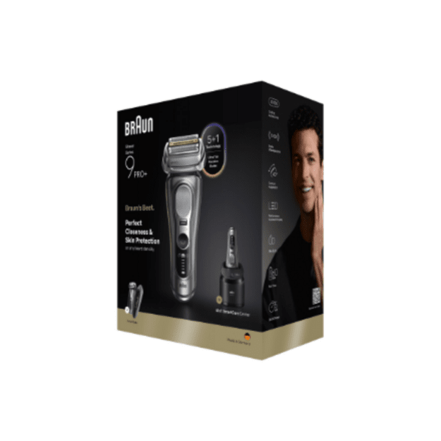 Braun Shaver | Series 9 Pro+ 9675cc | Operating time (max) 60 min | Wet & Dry | Lithium Ion | Grey