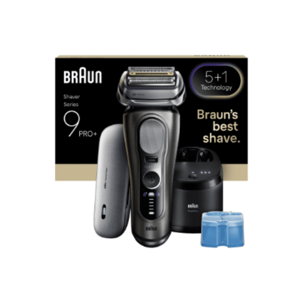 Braun Shaver | Series 9 Pro+ 9675cc | Operating time (max) 60 min | Wet & Dry | Lithium Ion | Grey