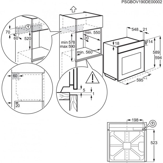 ELECTROLUX LOD8P39Z