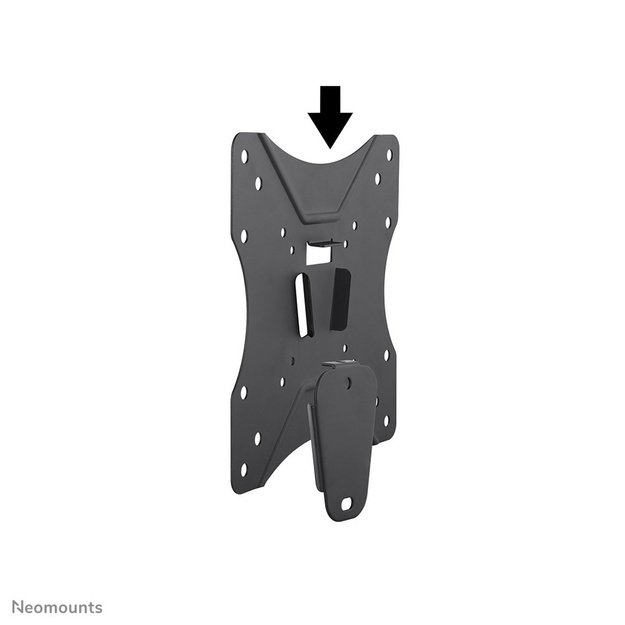Neomounts Wall mount | NM-W60BLACK Monitor/TV mount wall | Tilt | 10-30   | Maximum weight (capacity) 25 kg | Black
