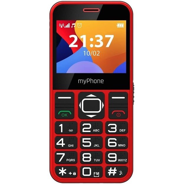 myPhone | Halo 3 | Red | 2.31   | IPS | 32 MB | 32 MB | Single SIM | Main camera resolution 0.3 MP | 1000 mAh