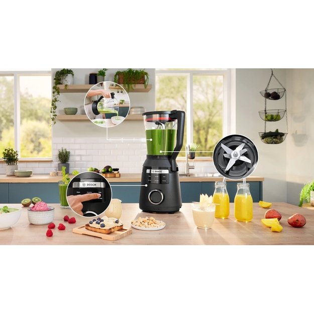 Bosch Serie 6 MMB6652B blender 2 L Tabletop blender 1800 W Black