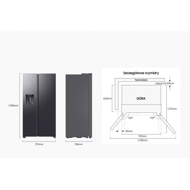 SAMSUNG RS70F65KEFEO