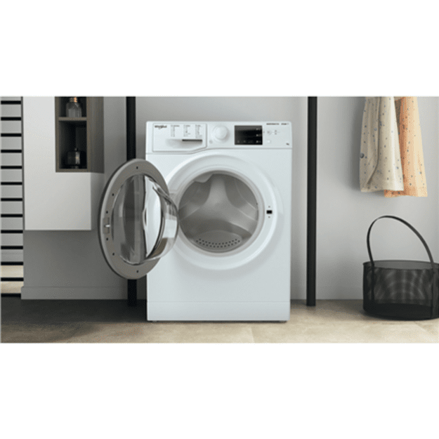 Whirlpool Washing machine | WRSB 7259 WB EU | Energy efficiency class B | Front loading | Washing capacity 7 kg | 1200 RPM |