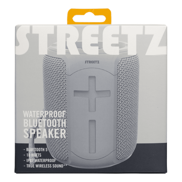 STREETZ vandeniui atsparus &bdquo;Bluetooth&ldquo; garsiakalbis, 2x 5 W, AUX, IPX, CM766