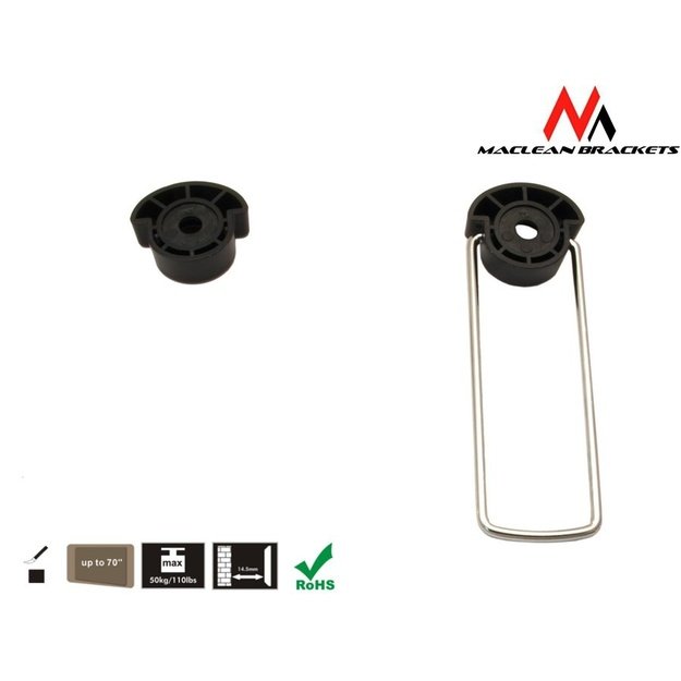 Mount wire hook for TV Maclean MC-557 (Hook, Wall - 70 , max. 50kg)