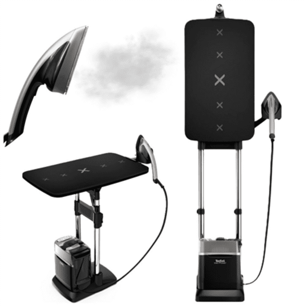 TEFAL All-in-One Garment Steamer | QT2028 | Stand Steamer | 2170 W | 100 g/min | 1.1 L | Premium Silver
