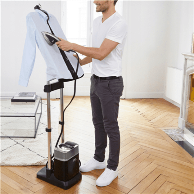 TEFAL All-in-One Garment Steamer | QT2028 | Stand Steamer | 2170 W | 100 g/min | 1.1 L | Premium Silver