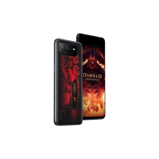 ASUS ROG Phone 6 Diablo Immortal Edition 17.2 cm (6.78 ) Dual SIM Android 12 5G USB Type-C 16 GB 512 GB 6000 mAh Black, Red