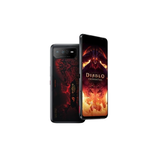 ASUS ROG Phone 6 Diablo Immortal Edition 17.2 cm (6.78 ) Dual SIM Android 12 5G USB Type-C 16 GB 512 GB 6000 mAh Black, Red
