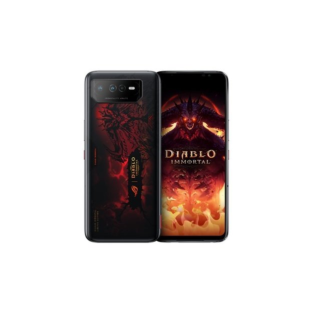 ASUS ROG Phone 6 Diablo Immortal Edition 17.2 cm (6.78 ) Dual SIM Android 12 5G USB Type-C 16 GB 512 GB 6000 mAh Black, Red
