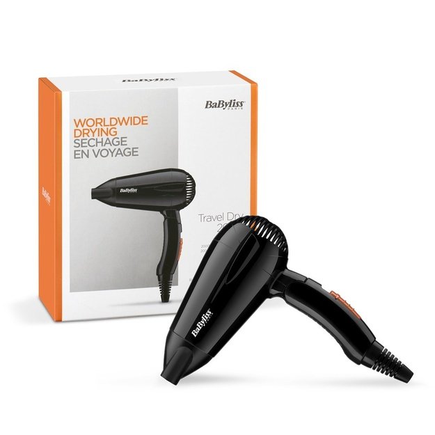 BaByliss Travel Dry 2000 2000 W Black