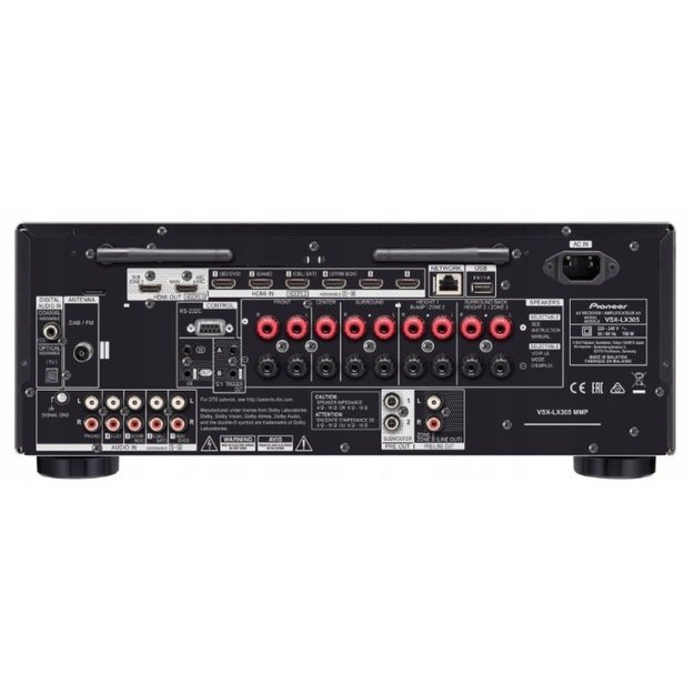 Pioneer VSX-LX505 home cinema receiver, black
