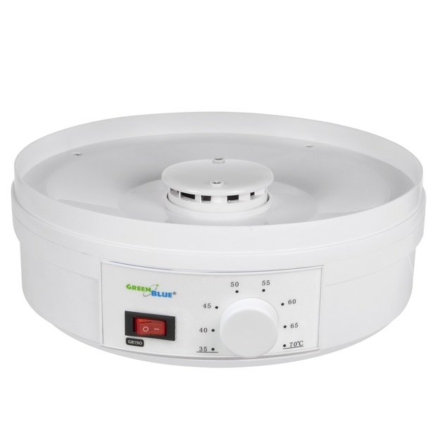 Dryer for mushrooms, vegetables and fruits GreenBlue GB190 (250W, white color)