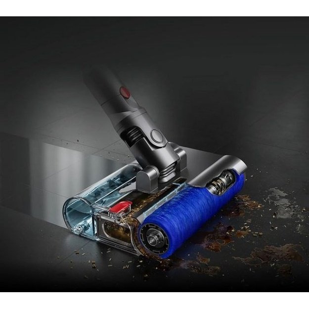 Dyson V12 Submarine 3-in-1 stick vacuum Battery Dry&wet HEPA Bagless 0.35 L Nickel, Yellow