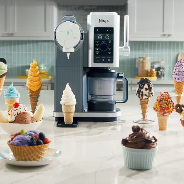 Ninja CREAMi Soft serve ice cream maker 0.47 L 800 W Grey, Silver