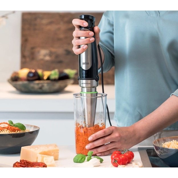 Braun MQ 7035X 0.5 L Immersion blender 1000 W Black, Satin steel