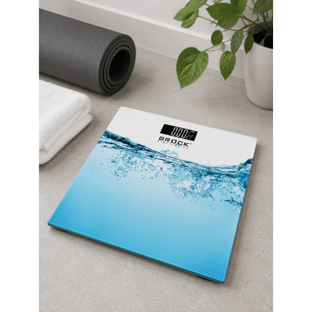 Brock BS 005 Bathroom Scale, 2xAAA Battery (included)