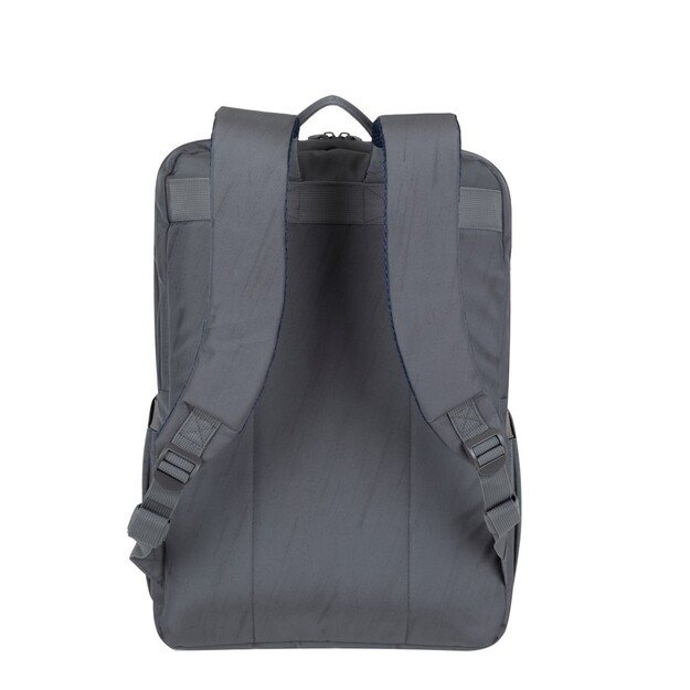 RIVACASE 7569 Laptop Backpack 17.3  Alpendorf ECO, grey, waterproof material, eco rPet, pockets for smartphone, documents, 25