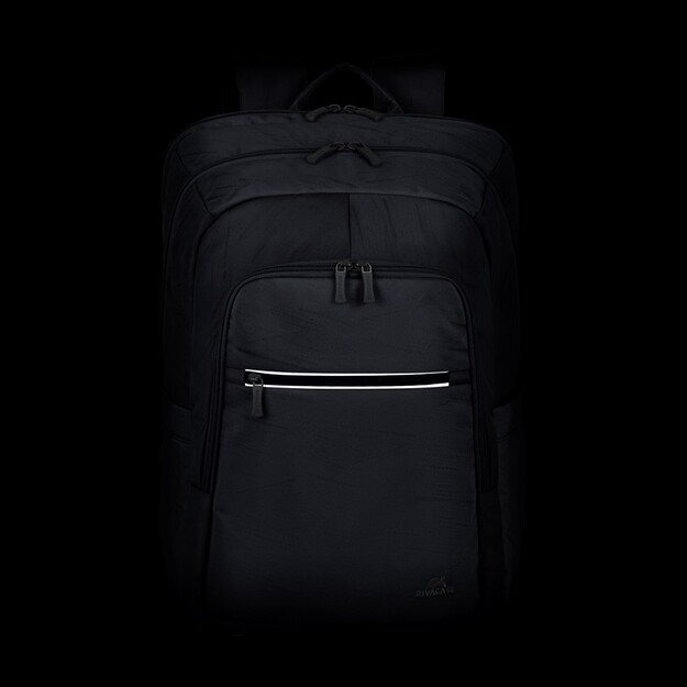 RIVACASE 7569 Laptop Backpack 17.3  Alpendorf ECO, grey, waterproof material, eco rPet, pockets for smartphone, documents, 19