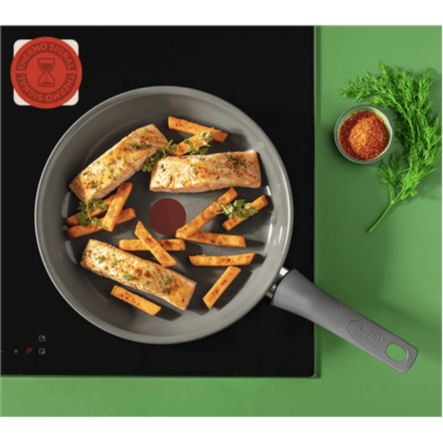 TEFAL Pan | C4260443 | Frying | Diameter 24 cm | Suitable for induction hob | Fixed handle | Grey