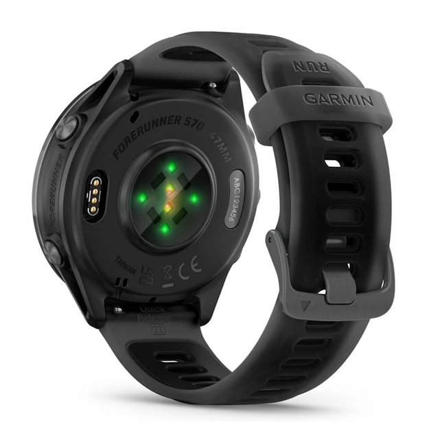 Garmin Forerunner 570 3.56 cm (1.4 ) AMOLED 47 mm Digital 454 x 454 pixels Touchscreen Black Wi-Fi GPS (satellite)