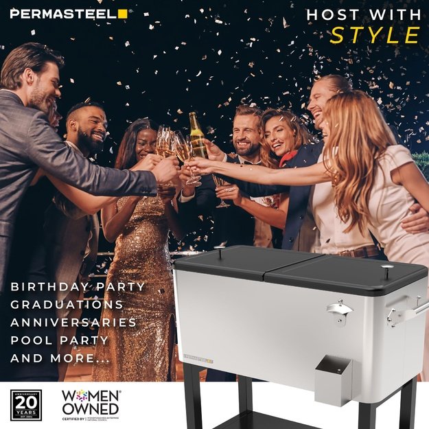 Sodo &scaron;aldytuvas Permasteel PS-223-80QT-SS