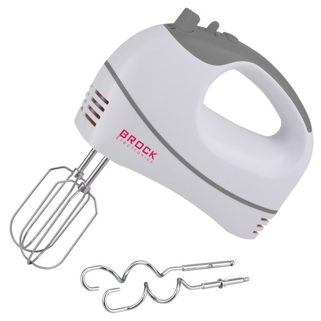 Brock HM 4002 WH Hand Mixer 300W, White