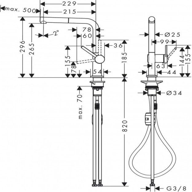 HANSGROHE Talis M 72845000