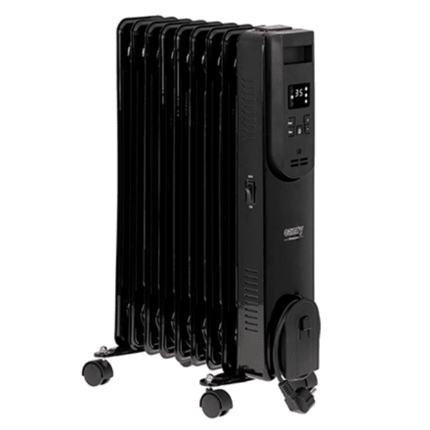 Electric oil heater with remote control CAMRY CR 7810 9 ribs black