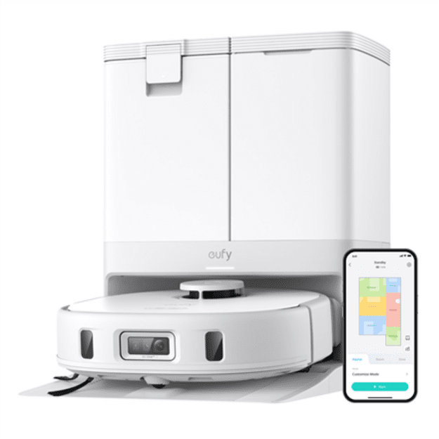 Anker Eufy | Robot Vacuum Cleaner | X10 Pro Omni | Wet&Dry | 5200 mAh | Dust capacity 2.5 L | 8000 Pa | White