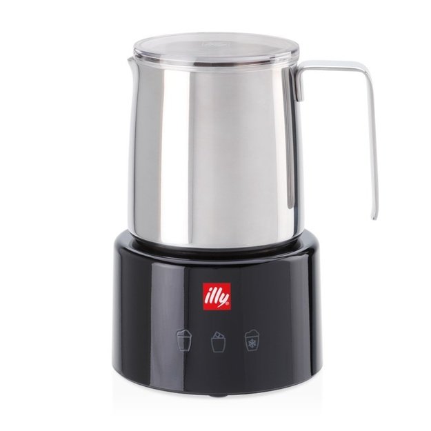 Illy 23760 milk frother/warmer Black, Stainless steel
