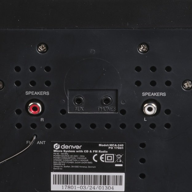 Micro system Denver MCA-240 with CD, radio and AUX