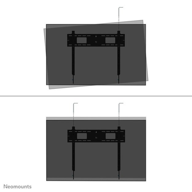 Neomounts Wall Mount LEVEL-750 (XL, 100 kg, tilta)
