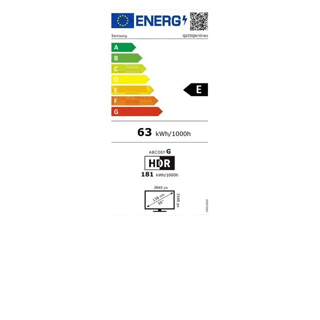 Samsung QE55QN70FAU 139.7 cm (55 ) 4K Ultra HD Smart TV Wi-Fi Black