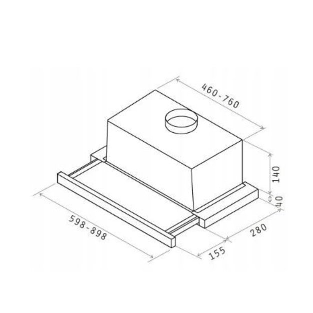 Gartraukis ELICA ELITE 14 LUX BL/A/60 - PRF0037991B
